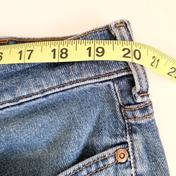 Lee Jeans Mens Distressed Denim Jeans size 40x30 Big Medium Wash - Picture 12 of 13